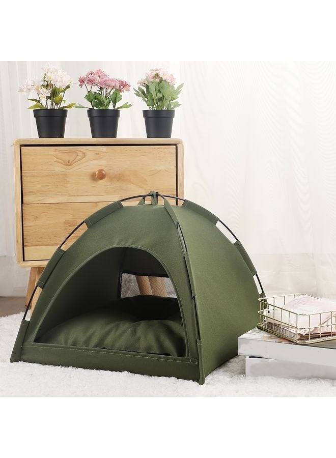 MOWKIT Soft and Comfortable Cozy Pet Tent - Solid Color Sleeping Nest for Cats and Dogs - Image 3
