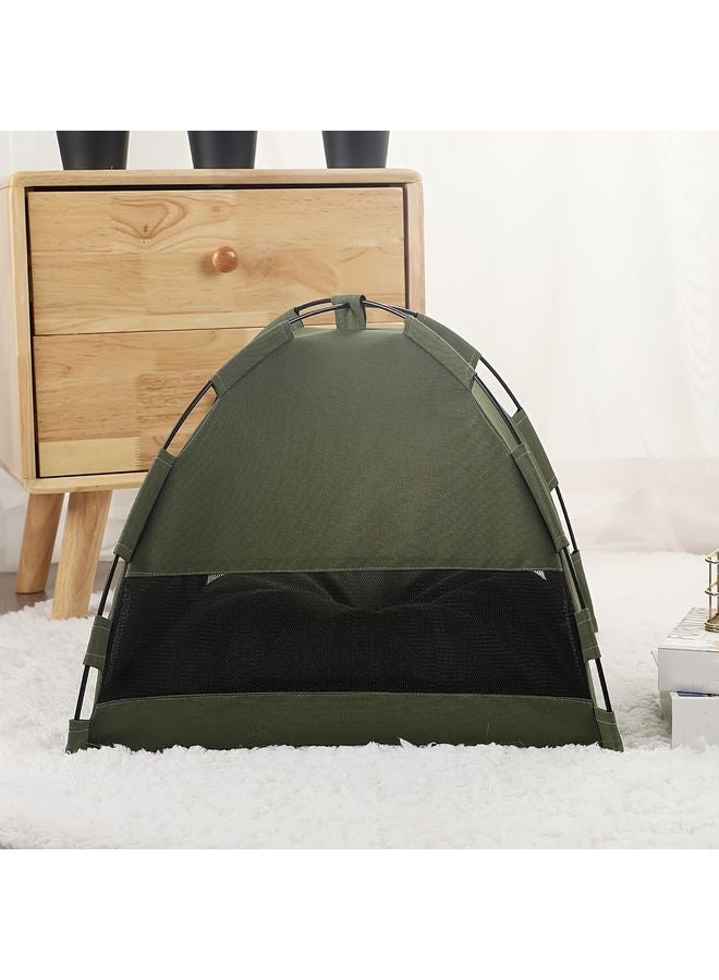 MOWKIT Soft and Comfortable Cozy Pet Tent - Solid Color Sleeping Nest for Cats and Dogs - Image 5