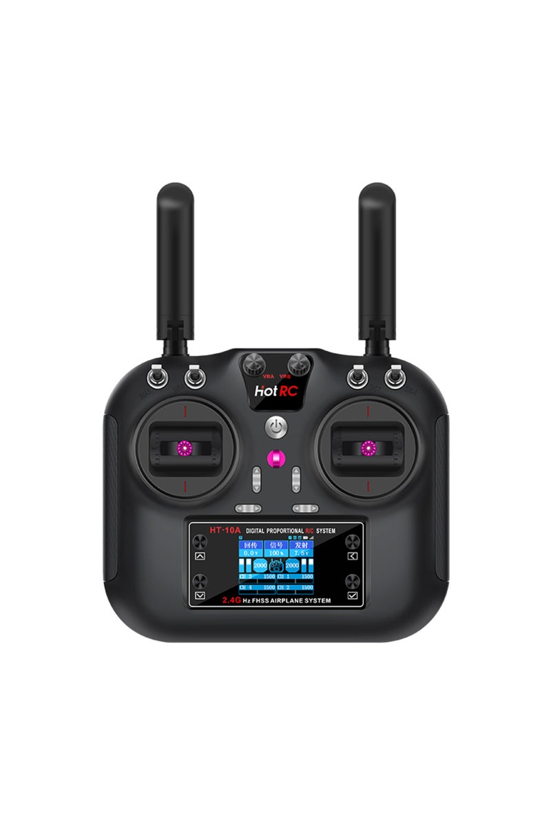 erorex Mode1-Right Hand Hotrc Hot rc HT-10A HT10A 2.4Ghz 10CH Remote Controller F-10A F10A Receiver For RC - Image 2