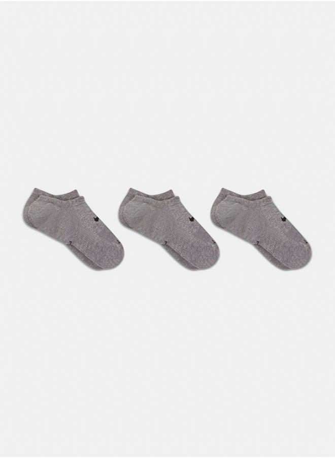 Nike Unisex Nike Everyday Plus Cushioned Footie Socks 3 Pairs  - Image 1