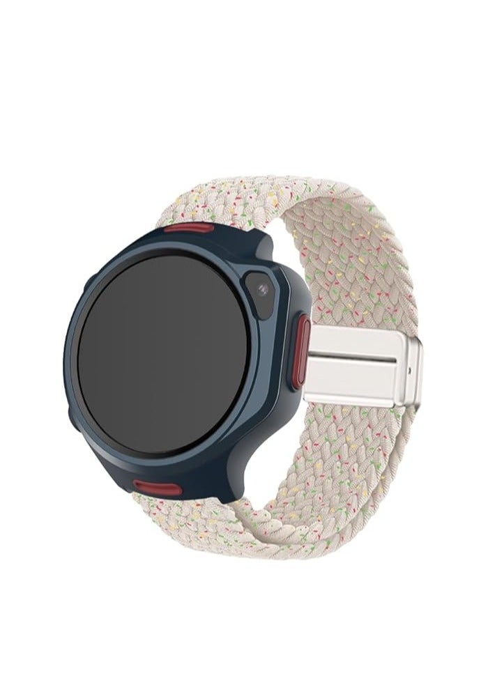 myFirst Knit Watch Strap for Fone S3/S3+/S3c/S4/R2 - 20mm | Adjustable, Quick Release Mechanism Replacement Strap, Made from Fabric, Flexible, Comfortable All-Day Wear - Starlight - Image 2