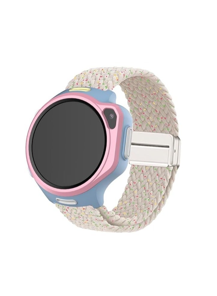 myFirst Knit Watch Strap for Fone S3/S3+/S3c/S4/R2 - 20mm | Adjustable, Quick Release Mechanism Replacement Strap, Made from Fabric, Flexible, Comfortable All-Day Wear - Starlight - Image 3