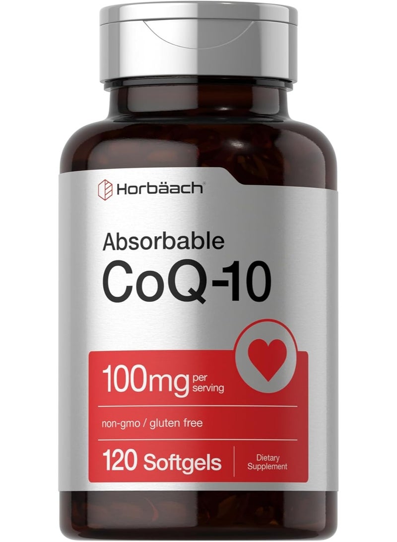 هرباخ كبسولات هلامية كو-إنزيم كيو 10 (CoQ10) بتركيز 100 ملغ | 120 كبسولة - Image 2
