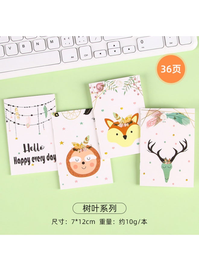HELPS Cartoon Mini Notebook Students Share Cute Pocket Notebook Carry-on Stationery For Primary School Students Reward Small Gifts - Image 1