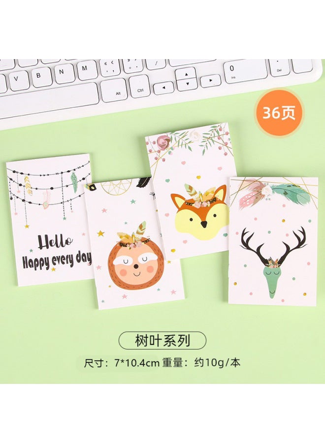 Cartoon Mini Notebook Students Share Cute Pocket Notebook Carry-on Stationery For Primary School Students Reward Small Gifts - Image 1