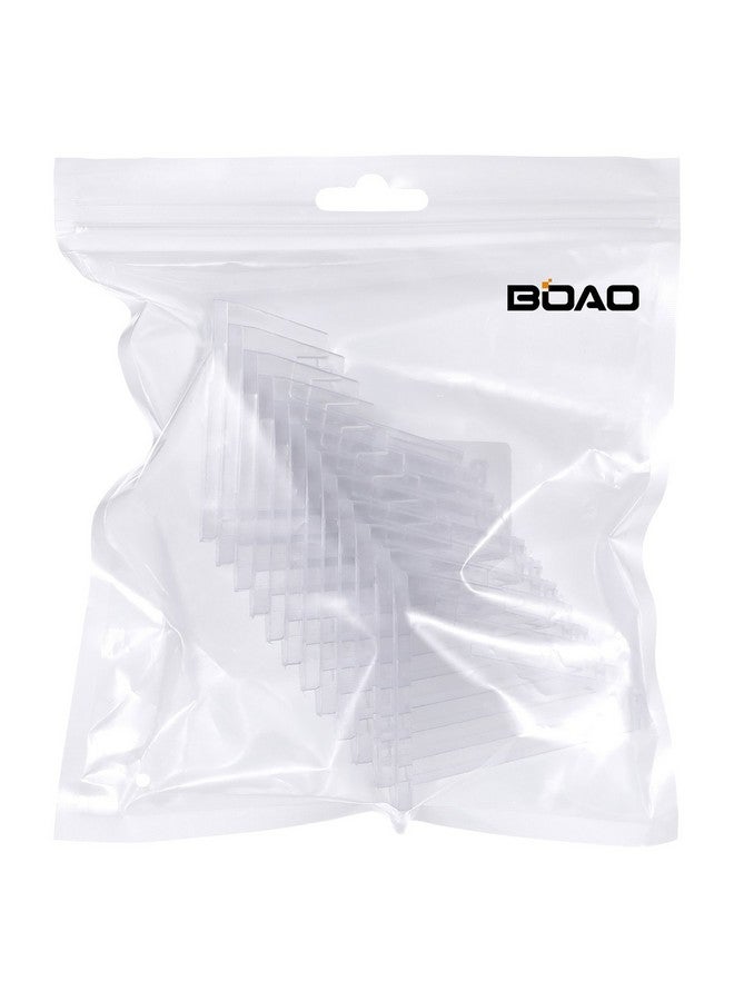 BOAO Boao 12 Packs Card Display Stand 2.24" Acrylic Easel Stands Mini Coin Picture Display Easel Holder Baseball Sports Card Trading Graded Holder for Challenge Coin Photo Frame Medal Watch PSA(Clear)  - Image 3
