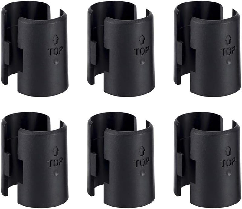 Apoulin Wire Shelf Clips - 12Pack Wire Shelving Shelf Lock Clips for 1" Post Shelvings - Image 1