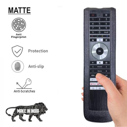 Zaoma Remote Cover Case Pouch Compatible/Replacement for Toshiba TV M550NP Series 4K Ultra HD Smart QLED Google TV Remote Control Case (Black) - Image 5