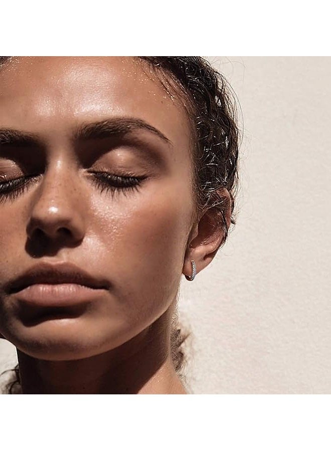 Mevecco Women Huggie Earrings Gold Hoop 14K Gold Filled Small Simple Hypoallergenic Everyday Jewelry - Image 2