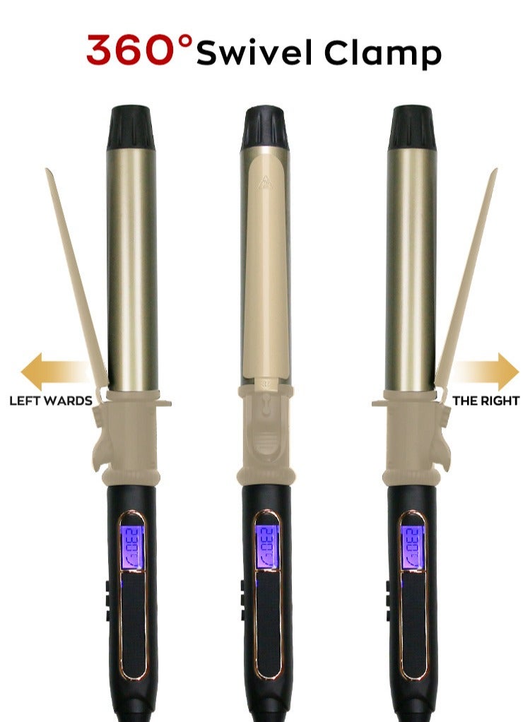 PANDA JOJO 32mm Curling Iron with Tourmaline Ceramic, 32mm Digital Display Curling Iron, 32mm Barrel Produces Classic Curls – for Use on Short, Medium, and Long Hair - Image 5