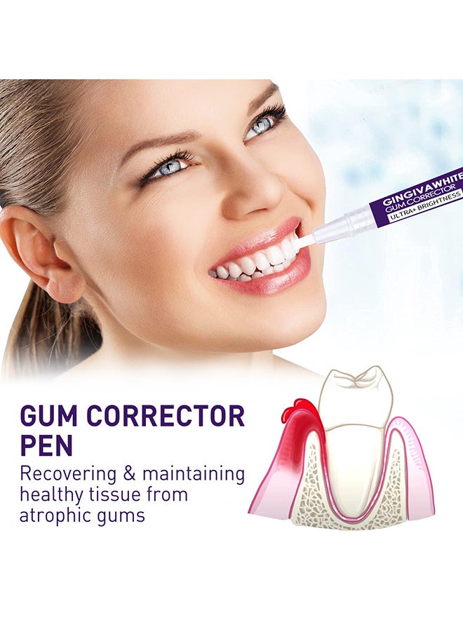 West&Month Gingiva White Gum Corrector Pen 3ML, Removes Teeth Stains Color Corrector, Teeth Whitening Liquid Pen For Repairing Gumsm, Removes Stains, Tartar, Yellow Teeth  - Image 3