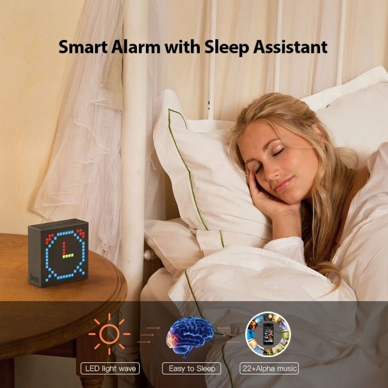 Divoom Timebox Evo Portable Bluetooth Speaker and Alarm Clock with Programmable Pixel LED Display - Image 3