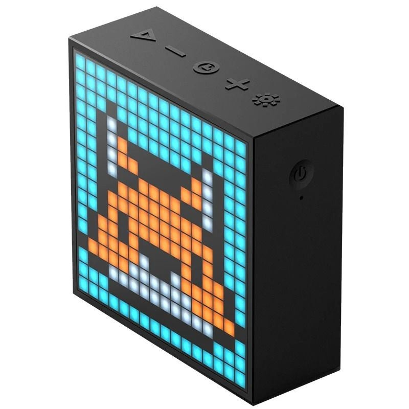 Divoom Timebox Evo Portable Bluetooth Speaker and Alarm Clock with Programmable Pixel LED Display - Image 1
