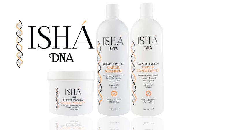 ISHA DNA Garlic Conditioner - 32 Fl Oz, Infused with Keratin and Garlic Extract For Damaged Thinning Hair - Stops Hair Loss and Promotes Growth - Deep Conditioning - Sulfate and Paraben Free - Image 5