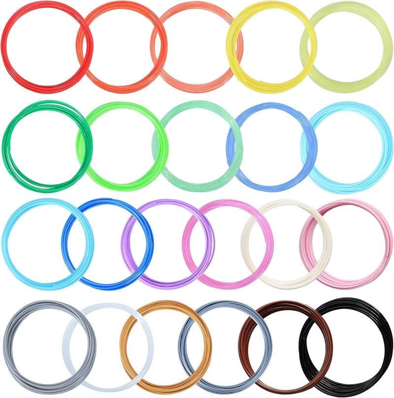 NFIL3D 11pcs Multicolor Filament of 3D Pen 5Meter Each | 3D Pen Filament | 3D Pen Refill | 3D Pen for Kids | Compatible with All 3D Pens | 1.75mm | (Set of 10Pcs) + 1Free (Pack of 11) - Image 5