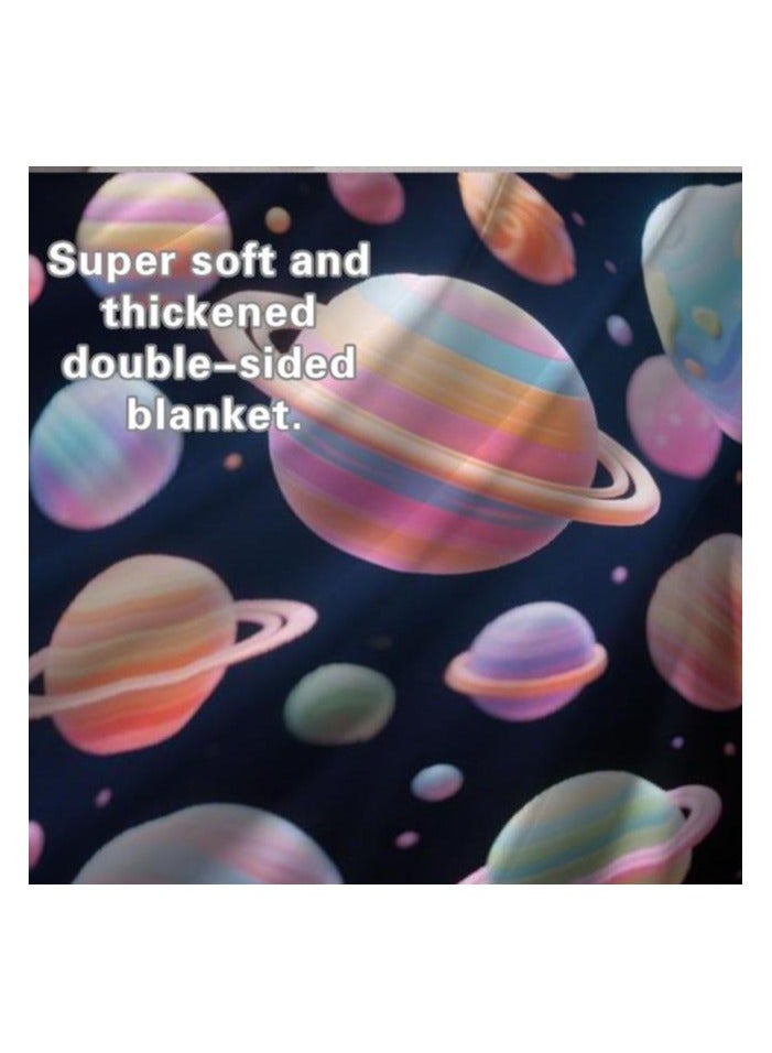 general Children's or student cartoon flannel thin blanket (warm and comfortable, suitable for sleep, games) 100cm*150cm - Image 3