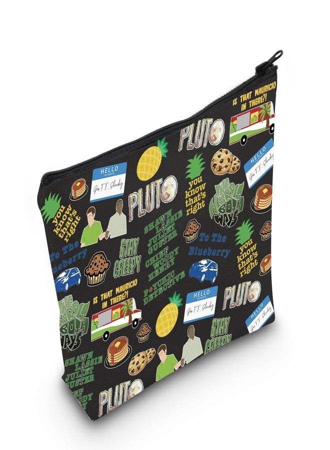 POFULL TV Show Merchandise Pineapple TV Show Fans Makeup Zipper Pouch Bag - Image 1