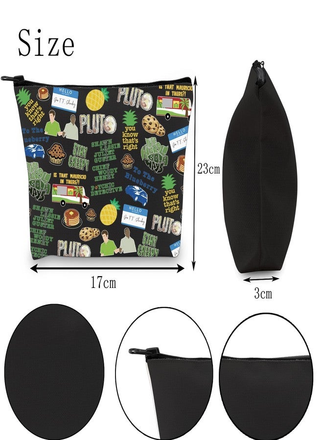 POFULL TV Show Merchandise Pineapple TV Show Fans Makeup Zipper Pouch Bag - Image 2
