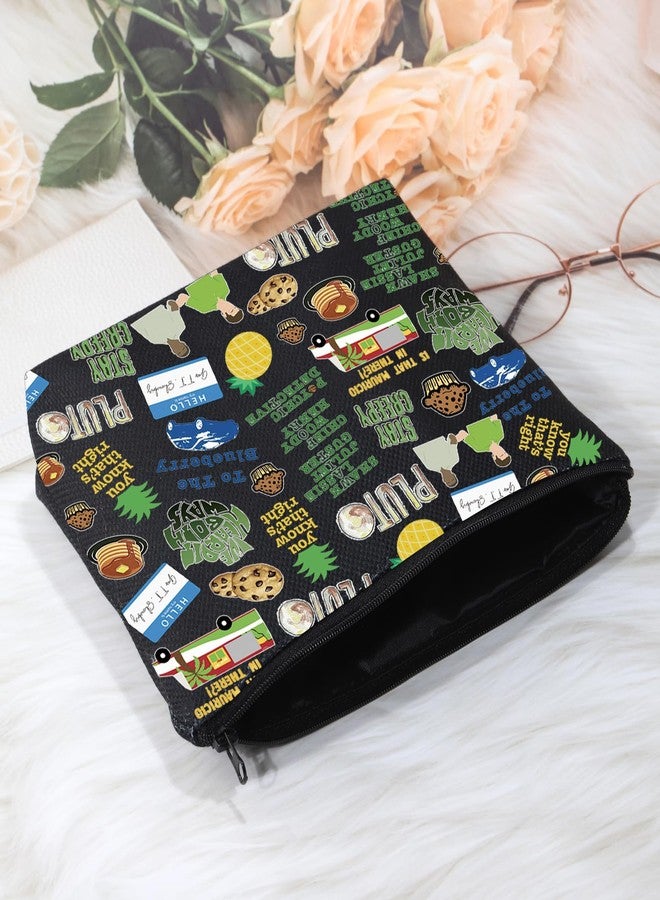 POFULL TV Show Merchandise Pineapple TV Show Fans Makeup Zipper Pouch Bag - Image 3