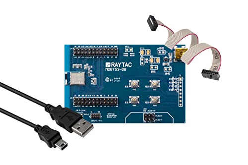 Raytac MDBT53DB Nordic nRF5340 Module Demo Board Dev Kit 48 GPIO Bluetooth Module BT52 FCC IC CE Telec KC SRRC Chip Antenna - Image 1