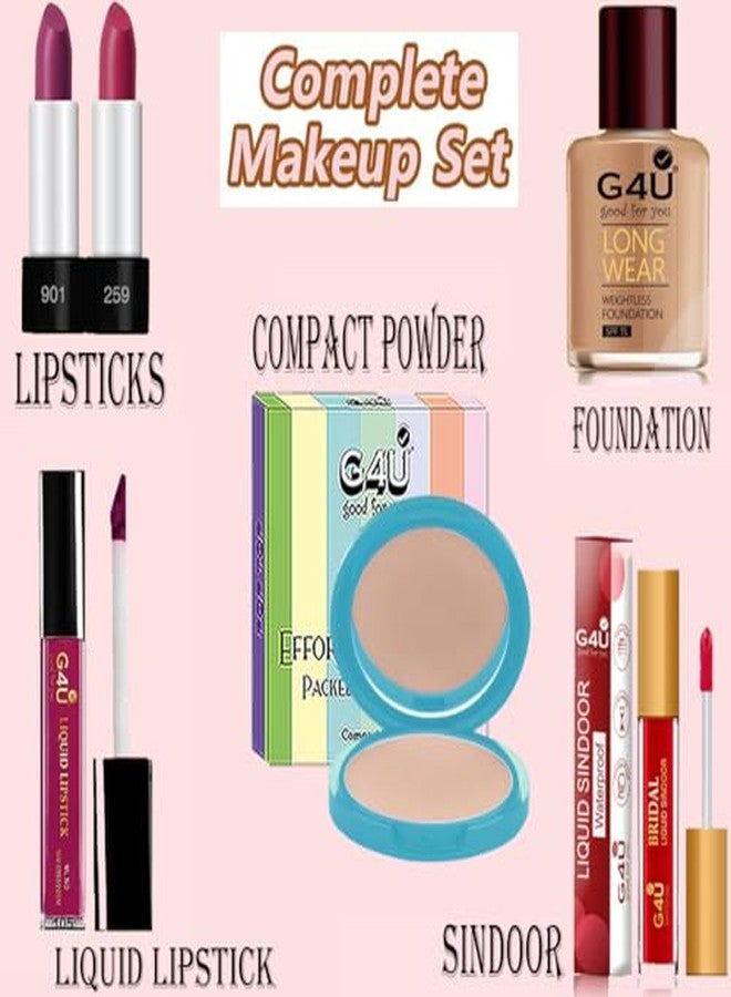 G4U All Skin Types Makeup Kit - 18 Professional Shades 181224 A76 - Image 3