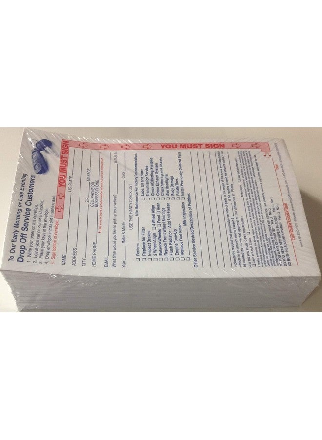A PLUS Key Drop Off Envelope For Auto Service Repair Apedo7170 (100 Quantity) - Image 2