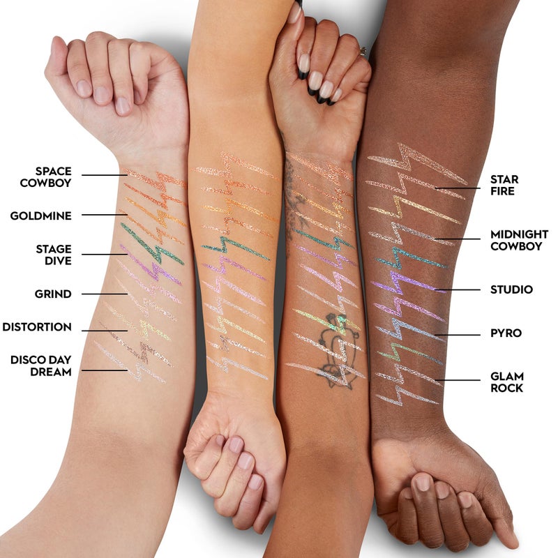 URBAN DECAY Moondust Liquid Glitter Eyeliner (Disco Daydream - Silver Holographic Glitter), Sparkly Eye Liner, Eyeshadow Topper, Universal Shimmering Shades, No Fallout - 0.25 fl oz - Image 4