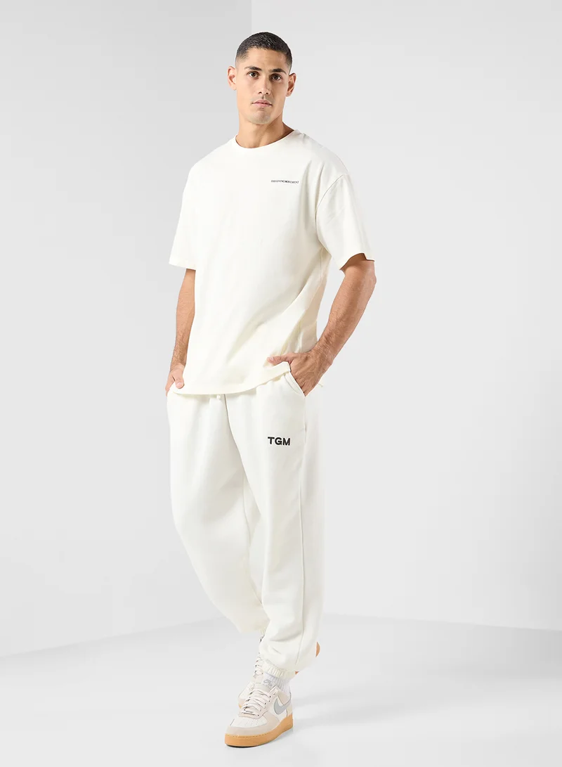 ذا جيفينج موفمنت Oversized Fear None Printed T-Shirt
