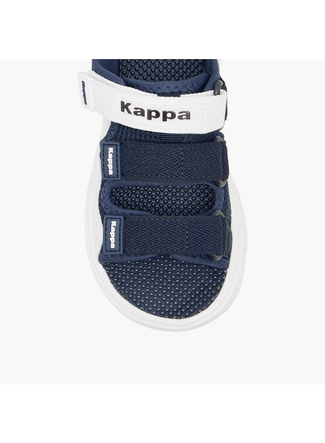 Kappa Boys' Logo Detail Floaters with Hook and Loop Closure  - Image 3