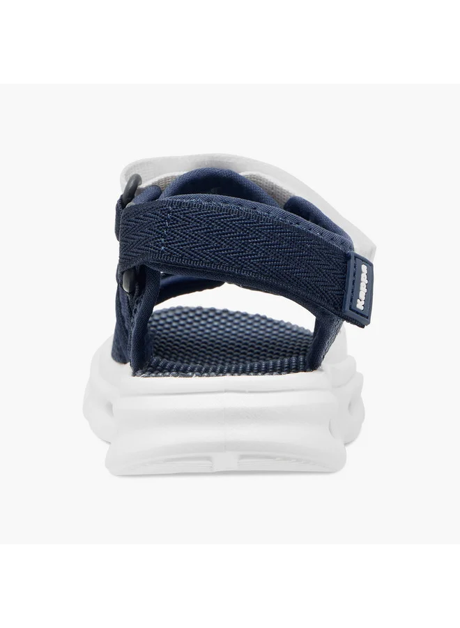 Kappa Boys' Logo Detail Floaters with Hook and Loop Closure