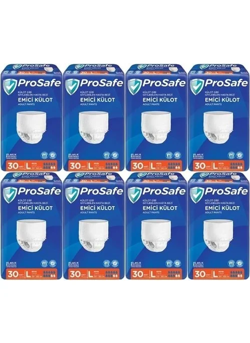 Prosafe Absorbent Panty Diaper Large-Large 240 Pieces (8pk*30)