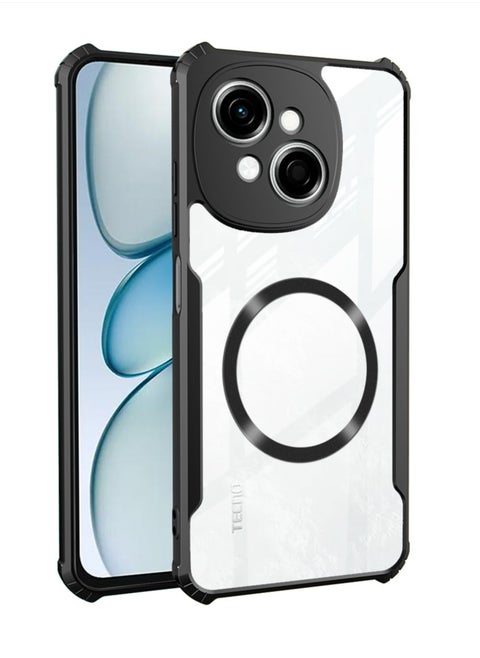 Phone Case for Tecno Spark Go 1/ Tecno Pop 9 4G Magnetic Suction Car Phone Case with Anti Drop Function