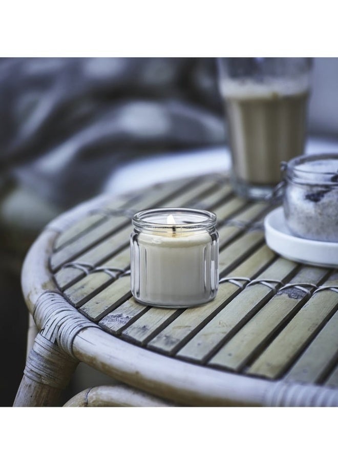 أيكيا شمعة معطرة في كأس، فانيليا/بيج فاتح، تدوم 12 ساعة - Image 3