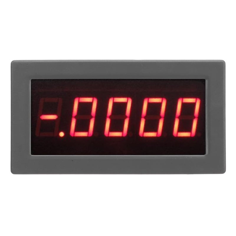 مقياس أمبير تيار مستمر، مقياس تيار رقمي LED عالي الدقة من ABS للسيارات والقوارب - Image 1