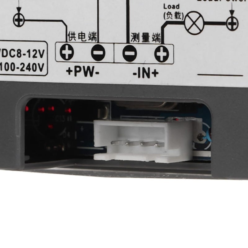 مقياس أمبير تيار مستمر، مقياس تيار رقمي LED عالي الدقة من ABS للسيارات والقوارب - Image 3