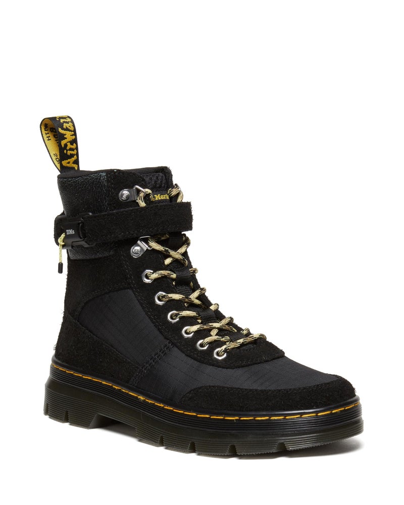 Dr Martens Dr. Martens Unisex Combs Tech Casual Boot, Black Napped Suede, 5 US Women / 4 US Men - Image 4
