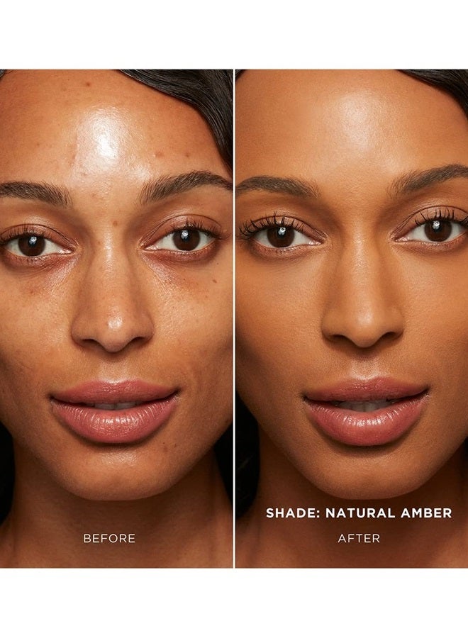 Hourglass عصا أساس ساعة رملية بلمسة نهائية سلسة - كهرماني طبيعي 13.5 - متوسط عميق مع نغمات محايدة - Image 2