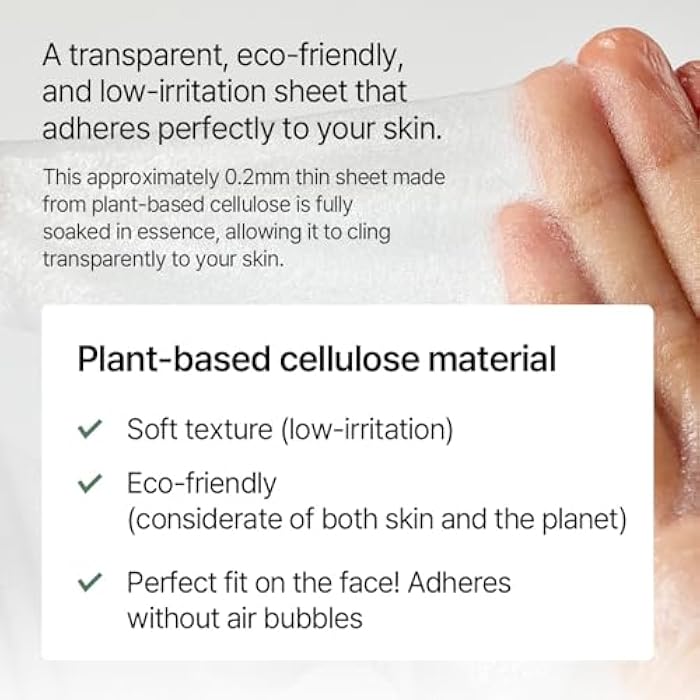 mixsoon Daily Mask Weekly Care Set - Collagen, Hyaluronic Acid and Centella, Gentle Skincare Routine for Radiant Skin 20ml / 0.67 fl.oz. (7ea) Korean Glass Skin Care - Image 4