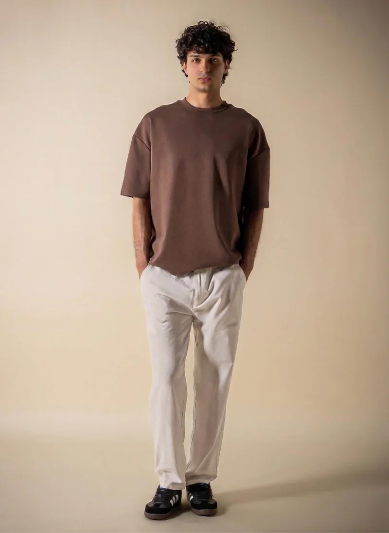 SHAPES SOFT RELAX FIT COTTON TROUSERS