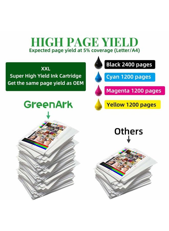 GREENARK Compatible for Brother LC20E Super High Yield Ink Cartridge Set Colors Only (CMY) Works with Brother MFC-J985DW, MFC-J775DW, MFC-J5920DW Printers - Image 5