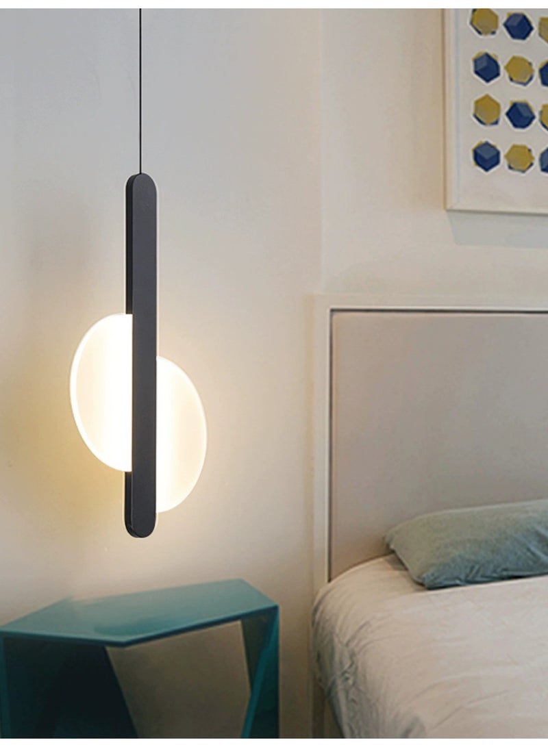 BUY4LESS -  Modern Lighting, Single pendent, Light, Fancy LED Pendent, Black Color, 44x21 cm, Suitable for bedroom and living room, Bedside light - Image 5