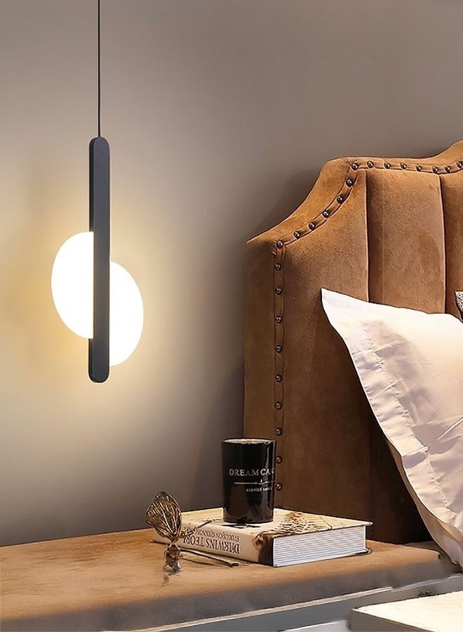 BUY4LESS -  Modern Lighting, Single pendent, Light, Fancy LED Pendent, Black Color, 44x21 cm, Suitable for bedroom and living room, Bedside light - Image 2