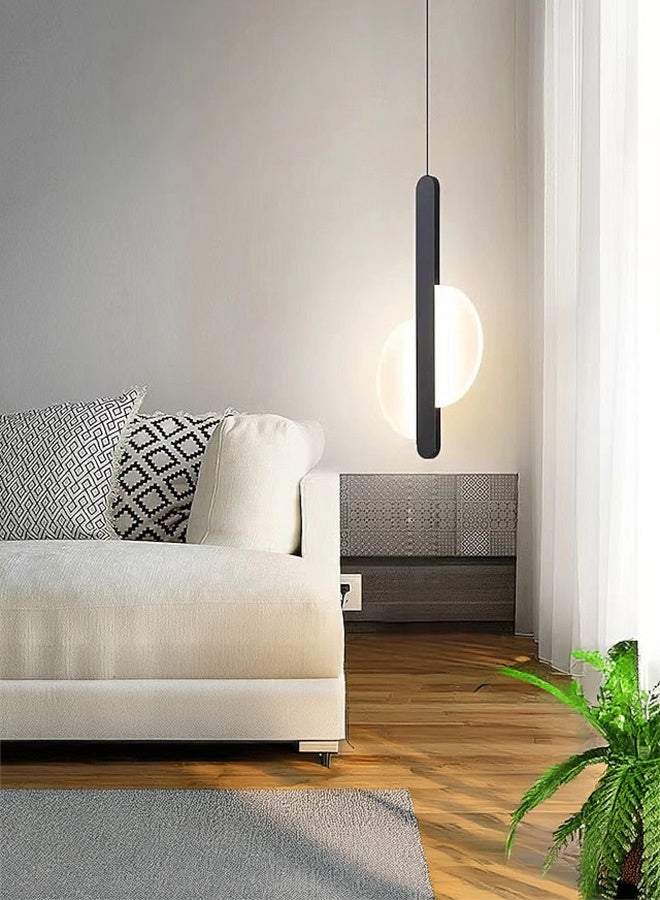 BUY4LESS -  Modern Lighting, Single pendent, Light, Fancy LED Pendent, Black Color, 44x21 cm, Suitable for bedroom and living room, Bedside light - Image 3