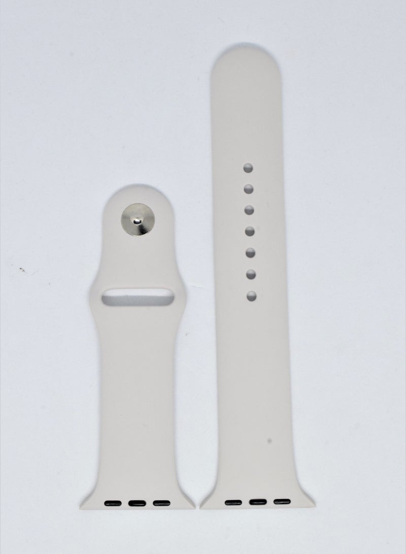 بورتوني حزام ساعة بديل من السيليكون 42/44 مم لسلسلة Apple 7/6/5 - Image 2