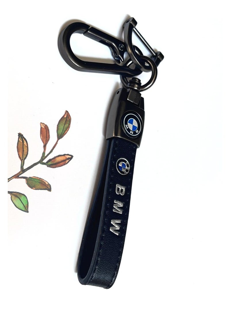 Generic BMW Key Ring - Genuine Luxury Leather Key Fob for BMW Owners - Elegant and Durable Keychain Accessory - Premium Gift for Men & Women - Image 3