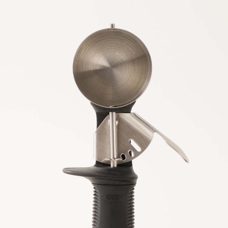 Oxo Stainless Steel Ice Cream Scooper, Black - Image 4