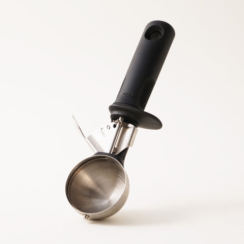 Oxo Stainless Steel Ice Cream Scooper, Black - Image 1