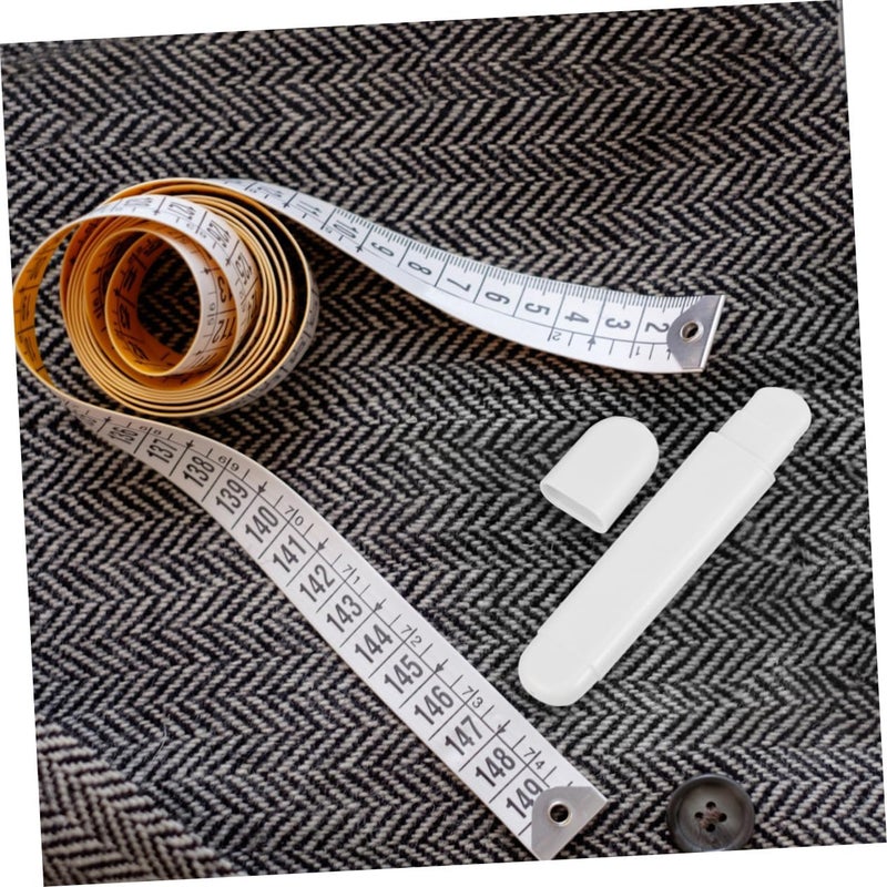 Gadpiparty 2pcs Water Erasable Fabric Chalk Marker Pen Lid for Tailoring and Sewing Safe Lightweight Tailor Chalk for Professional and Home Use - Image 4