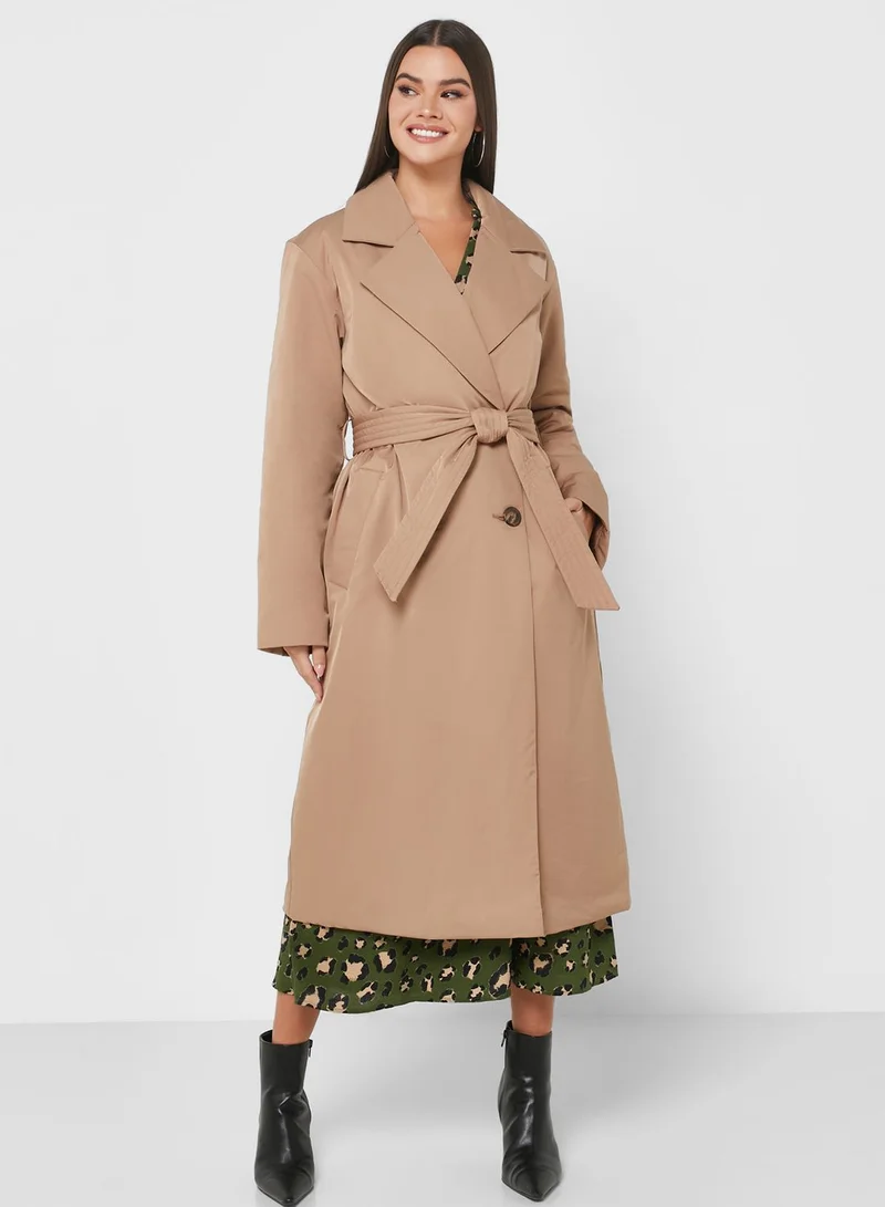 VERO MODA Pocket Detail Longline Coat