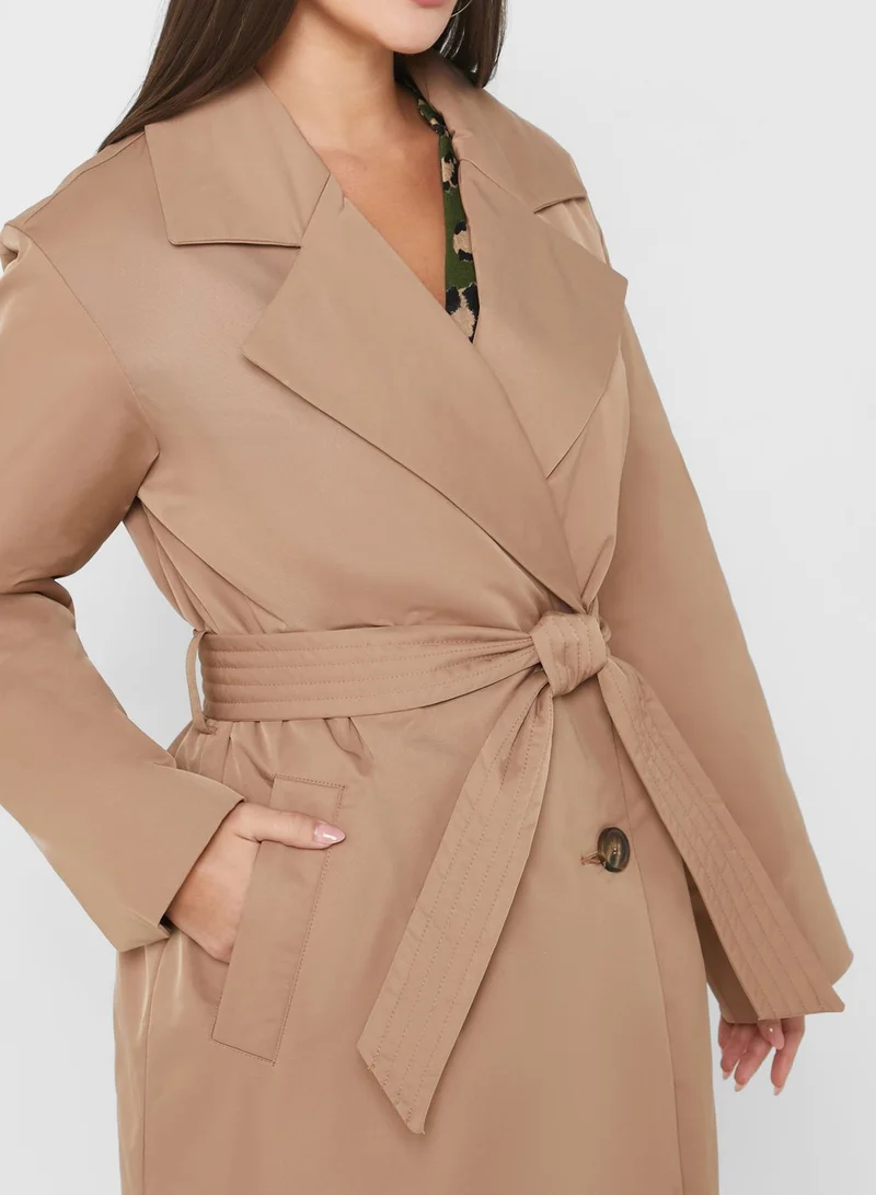 VERO MODA Pocket Detail Longline Coat